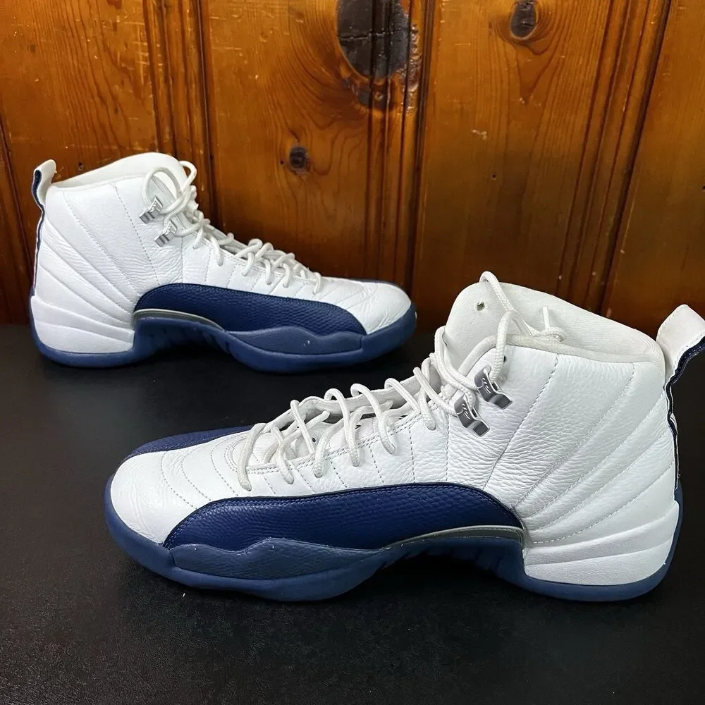 Jordan 12 French Blue Retro 2025 Release Size 12 Men CT8013-114 White/Blue/Grey